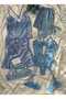 Blue Satin Boxed 6 Piece Giant Nightgown Underwear Dowry Set