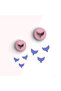 Mini Polymer Clay Cutting Mold - Whale Tail, Jewelry and Ornament Cuts, Ceramic Mold No:369