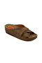 Cross Striped Orthopedic Thick Sole Heel Spur Gel Comfortable Indoor Slippers-Mila - 3