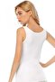 Women's Thick Strap Cotton Undershirt Set of 3 - 6