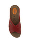 Black beige red double striped orthopedic thin sole heel spur gel comfortable home slippers-carmen - 5