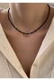 Black Crystal Eye Women's Necklace - 2