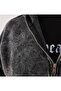 Mingalondon Spider Printed - Unisex Vintage Hooded Cardigan - 4
