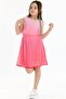 Waist Detailed Gradient Girl's Dress - Pink - 3