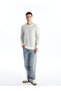 Crew Neck Long Sleeve Men's Knitwear Sweater - W47237Z8 - 2
