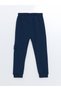Lcw Kids Beige Hooded Crew Neck Printed Baby Boy Sweatshirt and Sweatpants Bottom Set of 2 - 5