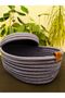 Jute Wicker Basket with Oval Lid, Organizer, 30X20X10. - 7