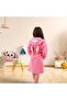 100% Cotton Hooded Girl's Bathrobe - 2