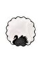 6 Pieces Linen Fabric Embroidered Sequin Embroidered Coffee Side Cocktail Presentation Napkin & Coasters - 3