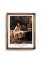 The Lady of Shalott - John William Waterhouse - Wooden Patterned Frame
