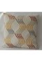 43x43 cm wavy pattern double- Patterned Cushion Cover