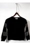 Girl's 100% Cotton Two Thread Chain Detailed Sweatshirt