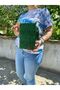 Straw Hand Knitted Shoulder Bag with Strap - Phone Bag - Messenger Bag - 5
