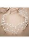 (H)Bridal Crown Hair Accessory Handmade Pearl – Bridal Accessory - 2