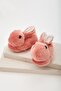 Powder Animal Silent Sole Panduf Plush Home Shoes with Rabbit Figure (THE EYE IS EMBROIDERED LIKE THE VIDEO) - 5