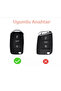Black/Silver Skoda Key Case - Switchblade Model, Compatible with Old Case - 4