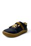 286 Orthopedic 100% Genuine Leather Ultra Soft Boys' Navy Blue/Tan Shoes - 3