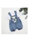 Jean Unisex Baby Slopet Double Set with Teddy Bear