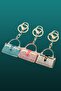Pink Crystal Stone Detailed Keychain Bag - No.2 - 6