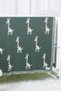 Knitted Baby Blanket for Baby Girl and Boy 85cm X85Cm Green Züry - 5