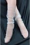Parla Sparkling Tulle Bridal Socks Evening Dress Socks White - 3