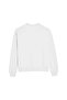 Men's Oversize Sweatshirt Life Story Printed White – Crew Neck, 3 Thread Rastering - 6