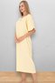 Short Sleeve 100% Cotton Combed Throw Plus Size Mother's Nightgown, Hospital, Pregnant and Maternity Nightgown - 2