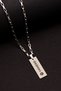 Men's and Women's Steel Necklace - Spotify Song Code with Thin Chain, for Lover, Spouse, Father - 3