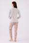New Season Long Sleeve Women's Pajama Set - 4
