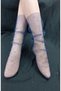 Parla Sparkling Tulle Bridal Socks Evening Dress Socks Navy Blue - 6