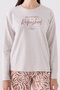 New Season Long Sleeve Women's Pajama Set - 3
