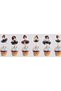 Black Young Girl Ballerina Cake Picks 12 Pieces Cake Decorations and Cupcake Cookie Toppings - 3