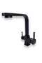 Square Tubular Purified Kitchen Faucet Black - 2