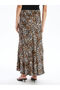 Satin Women's Skirt - Leopard Pattern, Standard Fit - 4