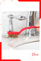 3 Pieces Cooker Oven Barbecue Grill Airfryer Cleaning Wire Rust Removal Brush 3 Pieces Oil Cleaning Brush - 3