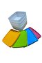 4 Pieces Hobby Life Alaska Nofrost Storage Container Deep Freezer 650 ml - 2
