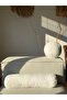 Plush Ball Pillow Cylinder Pillow White Ball Pillow White Cylinder Pillow Set of 2 - 8