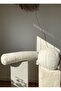 Plush Ball Pillow Cylinder Pillow White Ball Pillow White Cylinder Pillow Set of 2 - 7