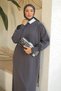 Women's Balloon Sleeve Cold Yarn Mercerized Knitwear Dress