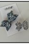 Glitter Shimmering 2-Piece Clip Buckle