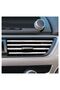 Car Interior Air Conditioner Grill Air Outlet Decorative Strips Plug-in Strip Air Conditioner Strip Chrome Gray Accessory - 3
