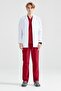 Shirt Collar Jacket Oversize White Men's Doctor Teacher Lab Coat