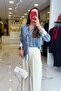 Gold Satin Patterned Buttoned Shirt - 2
