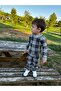 Tri̇ko Plaid Patterned Crew Neck Bottom and Top Set - 6