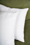 2-Piece Premium Velvet Textured Suede Cushion Cover Ecru (45X45) - 5