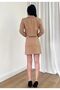 Women's Crop Jacket Skirt Set - 4