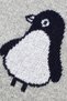 Knitwear Knitted Baby Blanket for Baby Girl and Boy Dark Gray Penguin 90cm X110Cm - 4