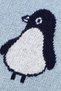 Knitwear Knitted Baby Blanket for Baby Girl and Boy Baby Blue Penguin 90cm X110Cm - 3