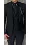 Plus Size Black Suit 3 Pieces –Slimfit Please Choose 1 Size Larger. - 3