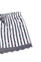 Cotton Cuffed Lace Pajama Shorts for Women - 2